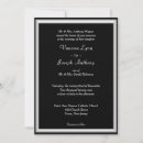 Search for black white and silver wedding invitations Formal
