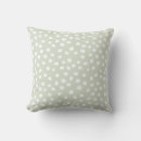 Search for sage green and white cushions Dots