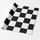 Search for black and white check wrapping paper Simple