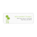 Search for green apple return address labels Flower