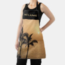Search for beach holiday aprons Palm trees
