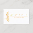 Search for feather business cards Golden