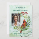 Search for bird memorial invitations Death