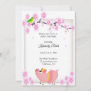 Search for pink pigs baby shower invitations Piggy