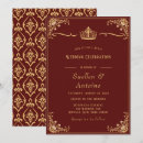 Search for royal red invitations Crown