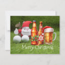 Search for beer christmas cards Santa