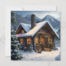 Search for mountain cabin christmas cards Cosy