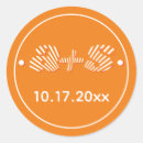 Search for retro 70s stickers Orange