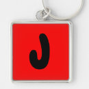 Search for letter j key rings Initial
