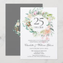 Search for elegant 25th wedding anniversary invitations 25 years