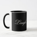 Search for live laugh love mugs Black