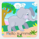 Search for cartoon elephants stickers Cute