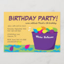Search for water balloon party invitations Kids