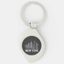 Search for new york city manhattan skyline key rings Empire state building