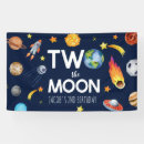 Search for outer space banners Two the moon