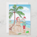 Search for warm climate christmas cards Santa