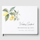 Search for lemon guest books Elegant