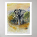 Search for african sunset art Elephants