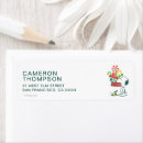 Search for dish return address labels Charles schulz