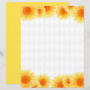 Search for sunflower stationery paper Fall