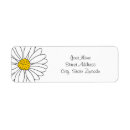Search for black white yellow return address labels Flowers