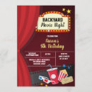 Search for backyard movie night invitations Popcorn