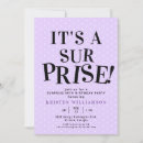 Search for purple 50th birthday invitations Elegant