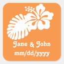 Search for tropical orange stickers Summer