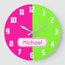 Search for neon pink clocks Simple