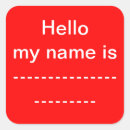 Search for my name is stickers Business