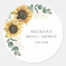 Search for sunflower bridal shower stickers Floral