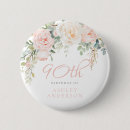 Search for 90th birthday badges Blush