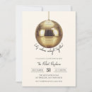 Search for disco ball seasonal invitations New years eve celebration