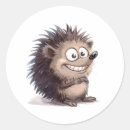 Search for funny hedgehog stickers For kids