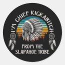 Search for native american tribes stickers Chief