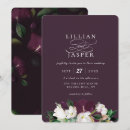 Search for purple and ivory wedding invitations Modern