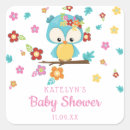 Search for orange owl stickers Baby shower