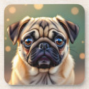 Search for pug coasters Adorable
