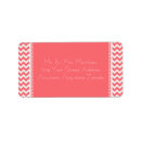 Search for modern chevron pattern return address labels Patterns