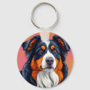 Search for australian dogs key rings Australian shepherd portrait