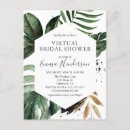 Search for virtual bridal shower invitations Tropical