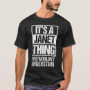Search for janet tshirts Understand