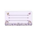 Search for guest return address labels Purple
