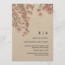 Search for watercolor cherry blossom wedding invitations Pink