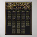 Search for black gold wedding seating charts Elegant
