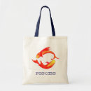 Search for pisces fish astrology tote bags Astrological