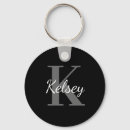 Search for bold name key rings Initial