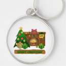 Search for garland rounded key rings Christmas tree