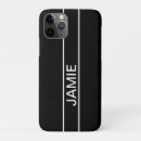 Search for white lines iphone cases Black and white