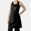 Search for black and gold aprons Employee